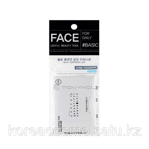 Матирующие салфетки для лица Tony Moly Matte Face oil blotting film