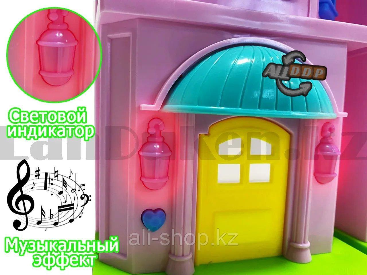 Набор фигурок игровой из серии "Свинка Пеппа" музыкальный складной домик мебель 8 фигурок персонажей - фото 5 - id-p113469333