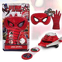 Игровой набор Человек паук Spider man с бластером маской и перчаткой WL51187A