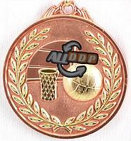 Медаль рельефная "БАСКЕТБОЛ" (бронза)