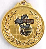 Медаль рельефная "ВОЛЕЙБОЛ" (золото)