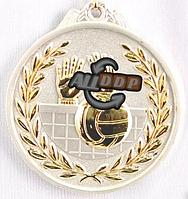 Медаль рельефная "ВОЛЕЙБОЛ" (серебро)