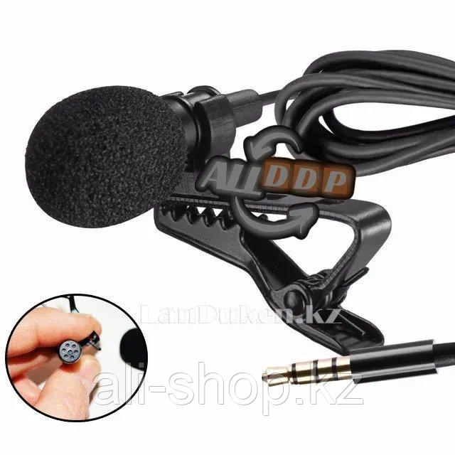 Петличный микрофон 3.5 мм jack черный Микрофон на петличке (97) - фото 1 - id-p113469972