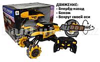 360° сары д ңгелегі бар, Rock Crawler 806-10A жарықтандырылған, радиомен басқарылатын жол талғамайтын к лік машинасы