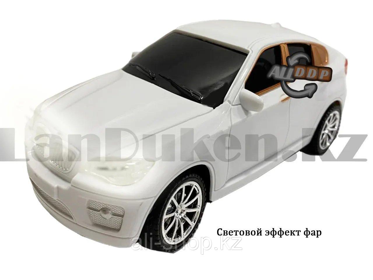 Радиоуправляемая машинка на батарейках со световым эффектом Street speed car BMW 1:20 белая - фото 6 - id-p113469449