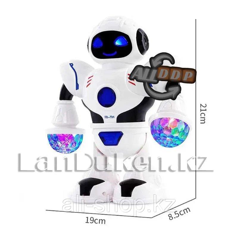 Музыкальная танцующая игрушка робот с LED подсветкой HT-01 - фото 2 - id-p113469459