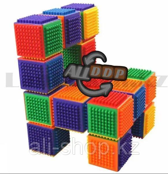 Конструктор развивающий игольчатый Умные кубики Blocks Intelligence Fun&Learn 9932B 40 деталей - фото 2 - id-p113469470