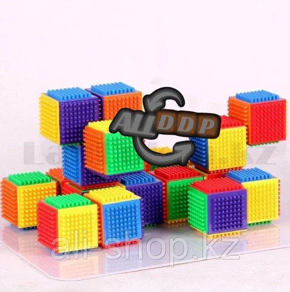 Конструктор развивающий игольчатый Умные кубики Blocks Intelligence Fun&Learn 9932B 40 деталей - фото 5 - id-p113469470