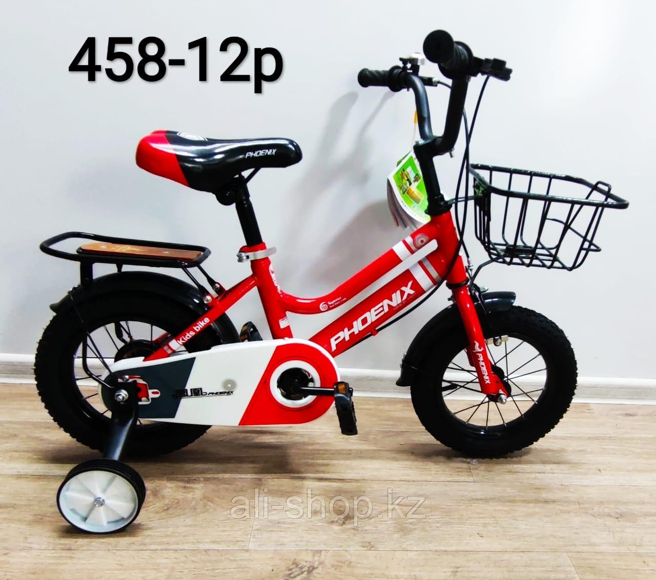 Велосипед Phoenix красный оригинал детский с холостым ходом 12 размер