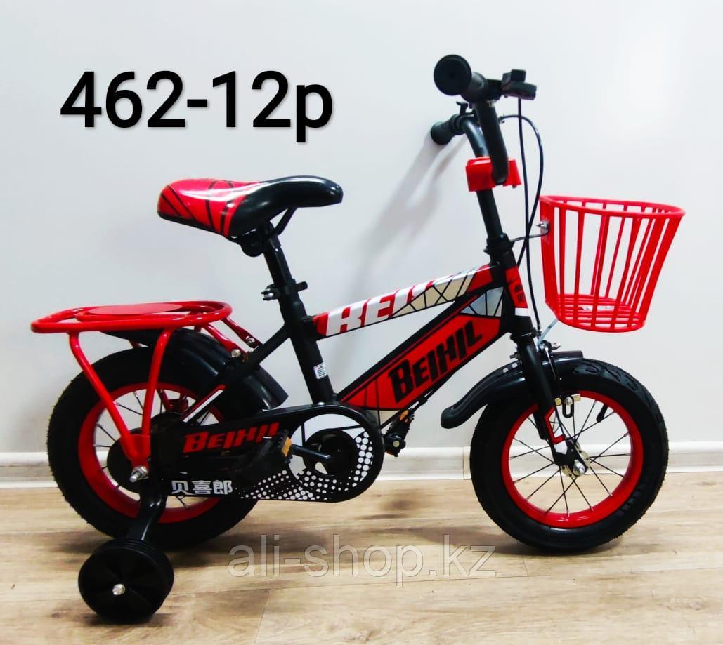 Велосипед BeixiL красный оригинал детский с холостым ходом 12 размер