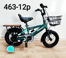 Велосипед Forever зеленый оригинал детский с холостым ходом 12 размер