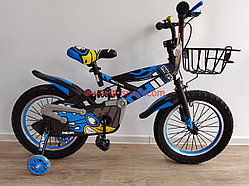 Велосипед Phillips с амортизатором синий оригинал детский с холостым ходом 16 размер