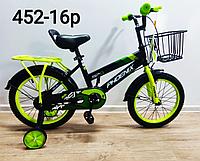 Велосипед Phoenix салатовый оригинал детский с холостым ходом 16 размер