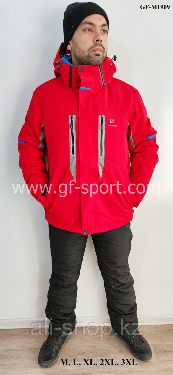 Мужской горнолыжный костюм Salomon (красный)