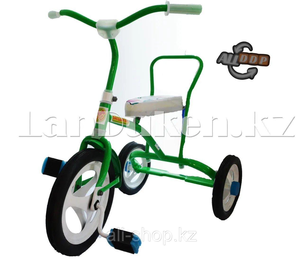 Трехколесный детский велосипед "Балдырган" зеленый - фото 1 - id-p113469594