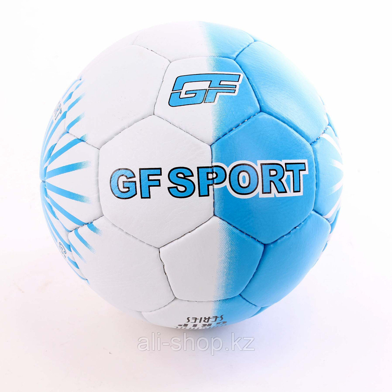 Мяч футбольный GF SPORT(голубой) - фото 1 - id-p113470798