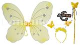 Набор феи крылья и волшебная палочка (желтый), фото 2