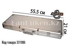 Алюминиевый кейс для покера 55.5*21 см