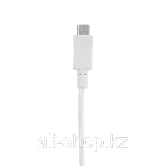 Автомобильное зарядное устройство Belsis, 1 USB 1.8 A, дата-кабель microUSB , 1 м, белое - фото 2 - id-p113470981