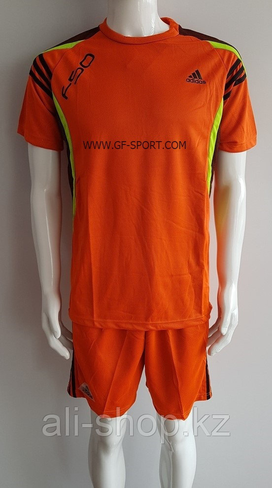 Форма футбольная Adidas (оранжевая) - фото 1 - id-p113470722