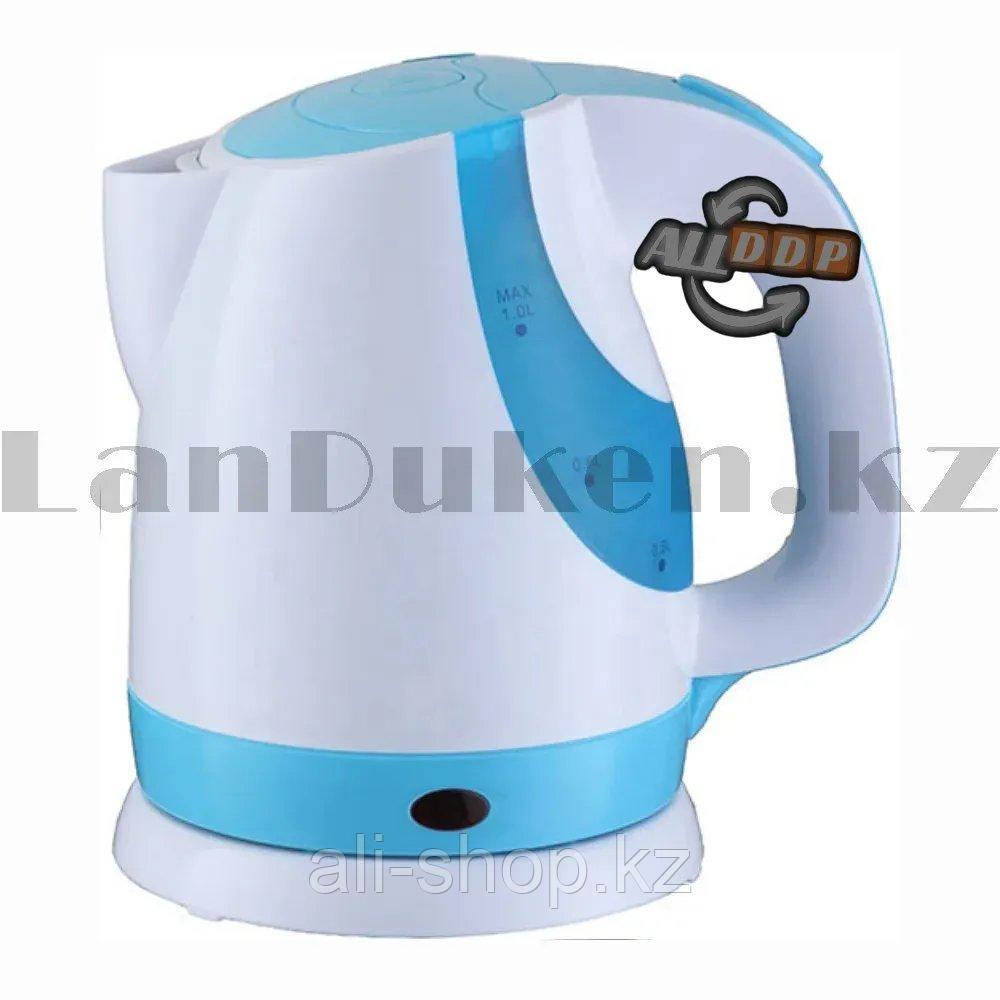 Электрический чайник с функцией авто отключения SDH-203 синего цвета - фото 5 - id-p113469831