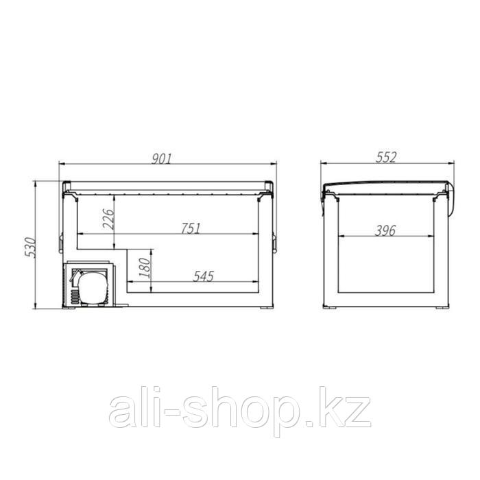 Компрессорный автохолодильник Alpicool BD110 - фото 4 - id-p113471808