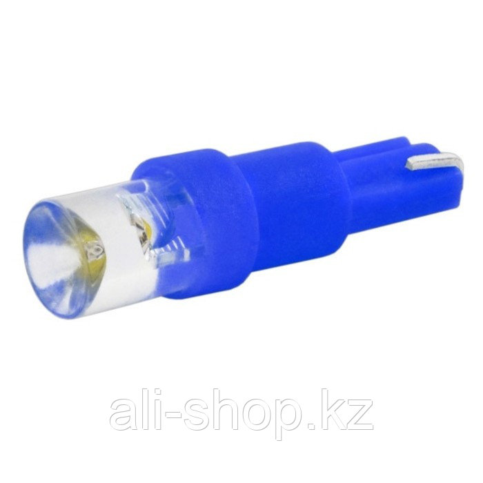 Лампа светодиодная T5(W1,2W), 12В 1 диод без цоколя синяя Skyway, - фото 1 - id-p113472045