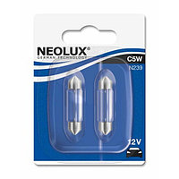 Лампа автомобильная NEOLUX, C5W, 12 В, 5 Вт, (SV8,5-35/11), N239