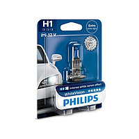 Лампа автомобильная Philips White Vision, H1, 12 В, 55 Вт, 12258WHVB1