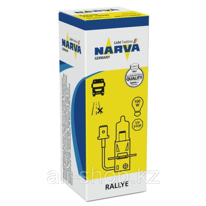 Лампа автомобильная Narva Rally, H3, 24 В, 100 Вт, 48751 - фото 1 - id-p113472203