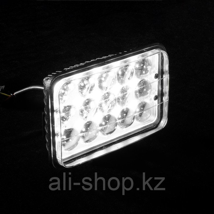 Противотуманная фара TORSO, 15 LED, стекло прозрачное - фото 1 - id-p113472264