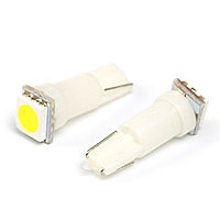 Лампа светодиодная KS, Т5, W2.0-4.6d, 12 В, белая, 1 SMD 5050, б/цокольная малая