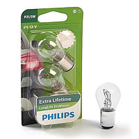 Лампа автомобильная Philips LongLife Eco, P21/5W, 12 В, набор 2 шт