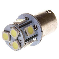 Лампа светодиодная S25(P21W), 24В, 8SMD с цоколем Skyway,