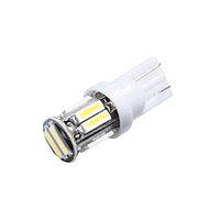 Лампа светодиодная T10(W5W), 12В 10 SMD диодов, без цоколя Skyway,