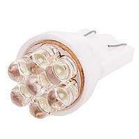 Лампа светодиодная T10(W5W), 12В 7 LED без цоколя Skyway, 2 шт