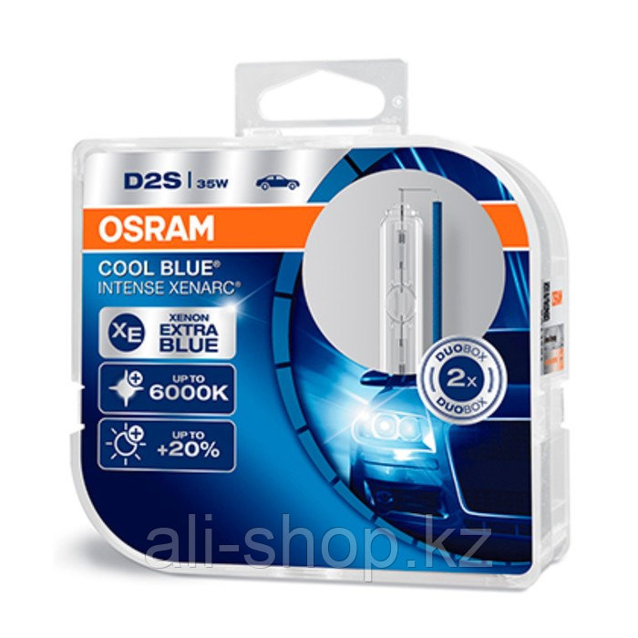 Лампа ксеноновая OSRAM, D2S, 85V-35 Вт, 5500K, Xenarc Cool Blue Intense, набор 2 шт - фото 2 - id-p113473960