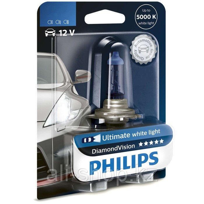 Лампа автомобильная Philips Diamond Vision, HB3, 12 В, 60 Вт, 9005DVB1 - фото 1 - id-p113472526