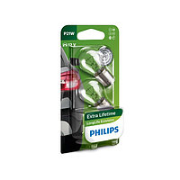 Лампа автомобильная Philips Long Life EcoVision, P21W, 12 В, 21 Вт, 2 шт, 12498LLECOB2 46849