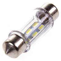 Лампа светодиодная T11(C5W), 12В 6 SMD диодов, c цоколем 36 мм, Skyway,