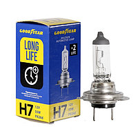 Лампа автомобильная Goodyear Long Life, H7, 12 В, 55 Вт