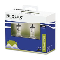 Лампа автомобильная NEOLUX Extra Lifetime, H4, 12 В, 60/55 Вт, N472LL-SCB