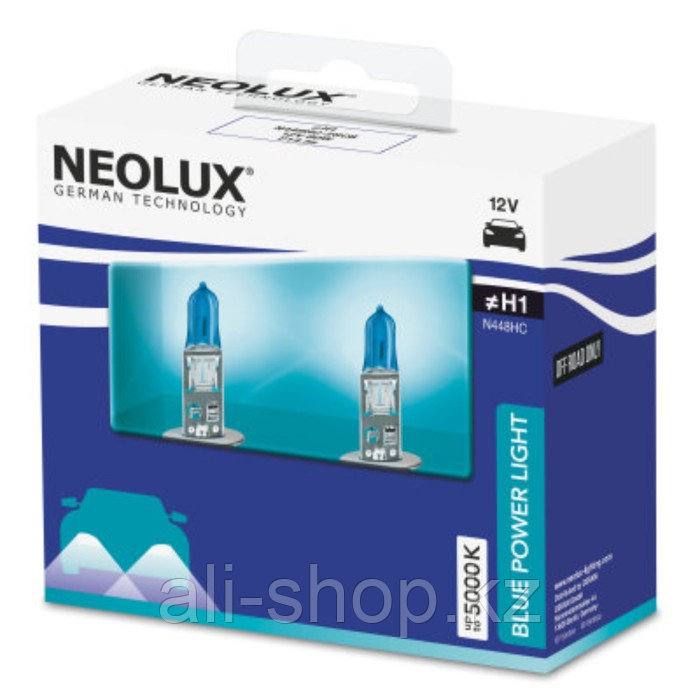 Лампа автомобильная Neolux H1 12V 55W P14.5s+50% EXTRA LIGHT, 2 шт - фото 1 - id-p113475108