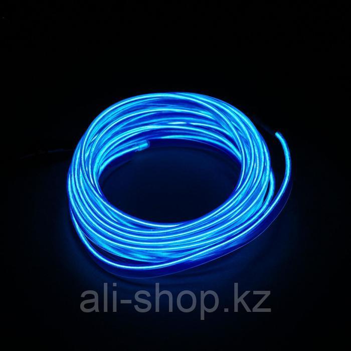 Неоновая нить для подсветки салона, синяя, 3 м - фото 1 - id-p113475272