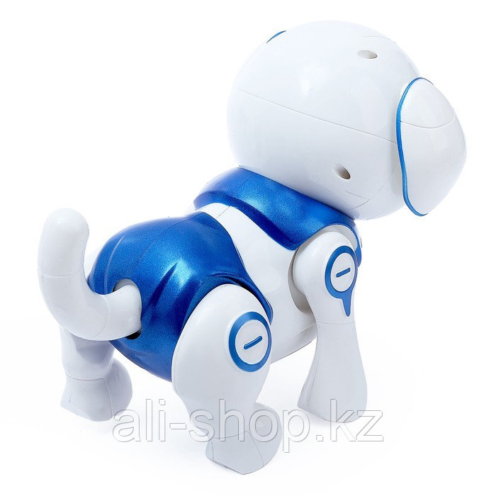 Робот-собака «Чаппи», русское озвучивание, световые и звуковые эффекты, цвет синий - фото 3 - id-p113475404