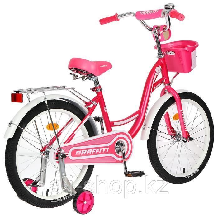 Велосипед 20" Graffiti Premium Girl, цвет розовый/белый - фото 3 - id-p113475430