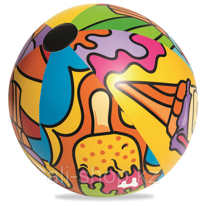 Мяч надувной «Поп-арт», от 3 лет, d=91 см, 31044 Bestway - фото 1 - id-p113476813