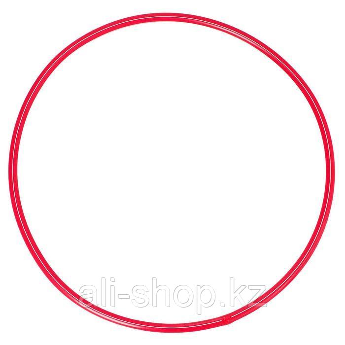 Обруч, диаметр 60 см, цвет красный - фото 1 - id-p113476818