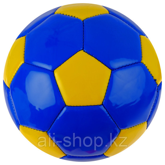 Мяч футбольный, размер 2, машинная сшивка, 2 подслоя, PVC, цвета МИКС - фото 5 - id-p113476838