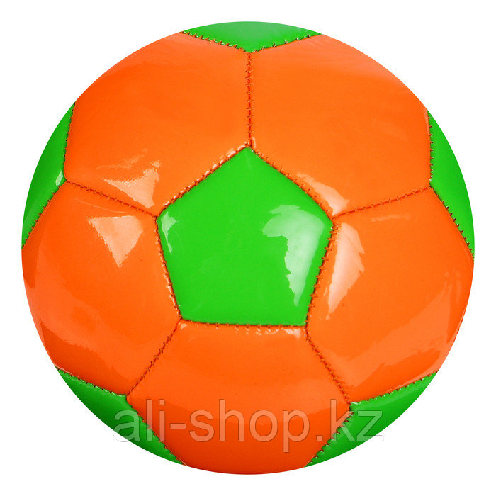 Мяч футбольный, размер 2, машинная сшивка, 2 подслоя, PVC, цвета МИКС - фото 7 - id-p113476838